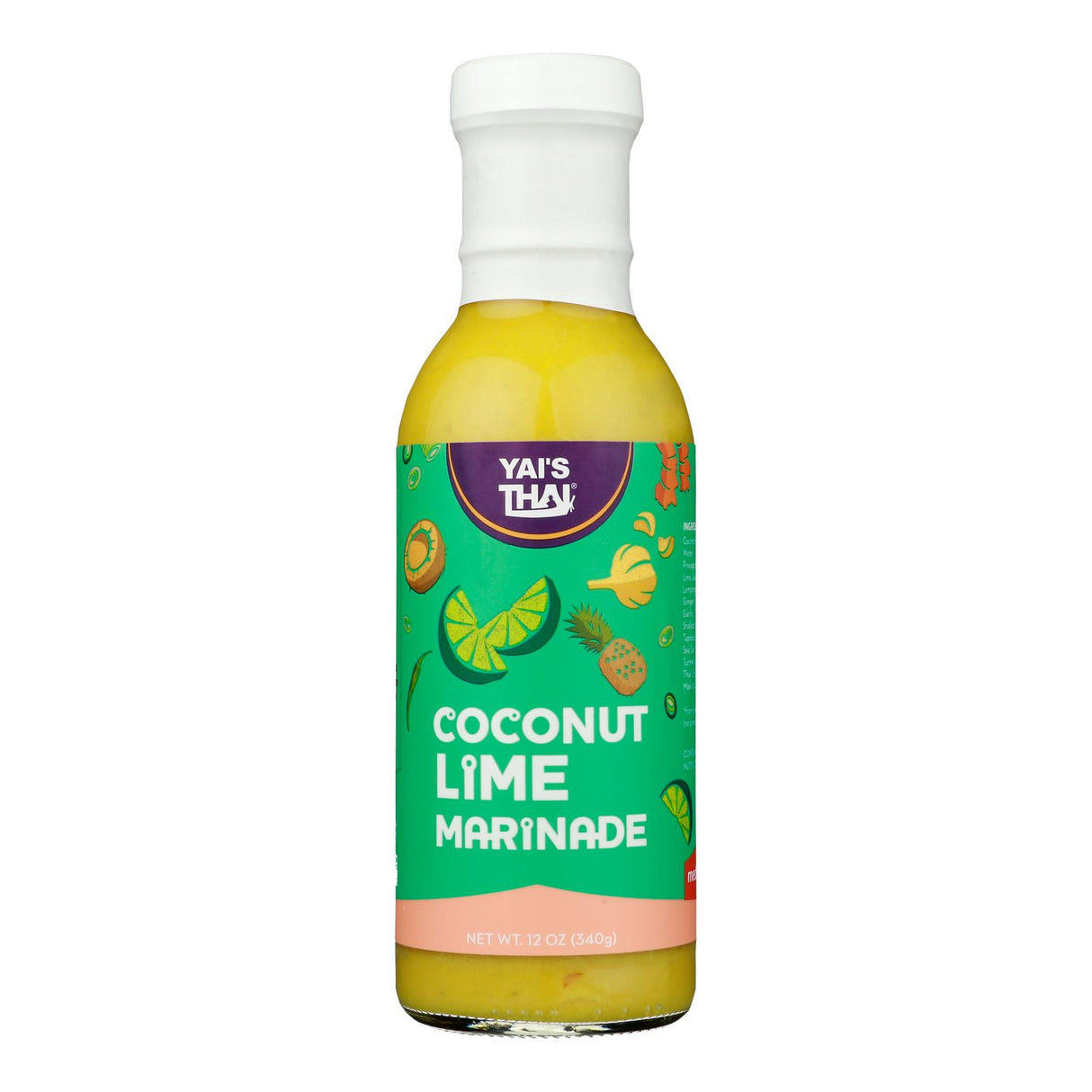 Yai's Thai Coconut Lime Marinade - 6 Pack (12 Oz Each) - Cozy Farm 