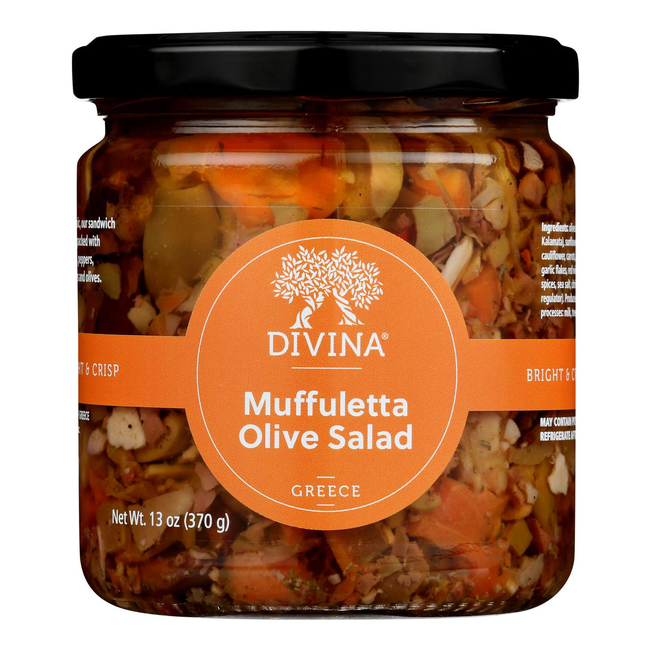 Divina Muffuletta Olive Salad - 13oz Can (Pack of 6) - Cozy Farm 