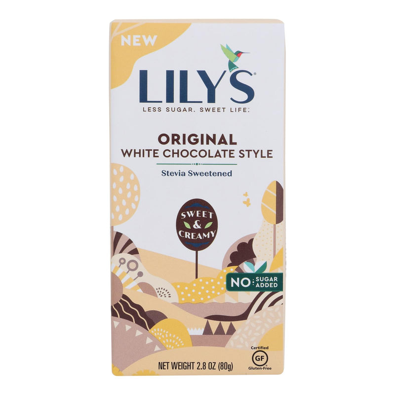 Lily's White Chocolate Bar, Case of 12 - 2.8 Oz - Cozy Farm 