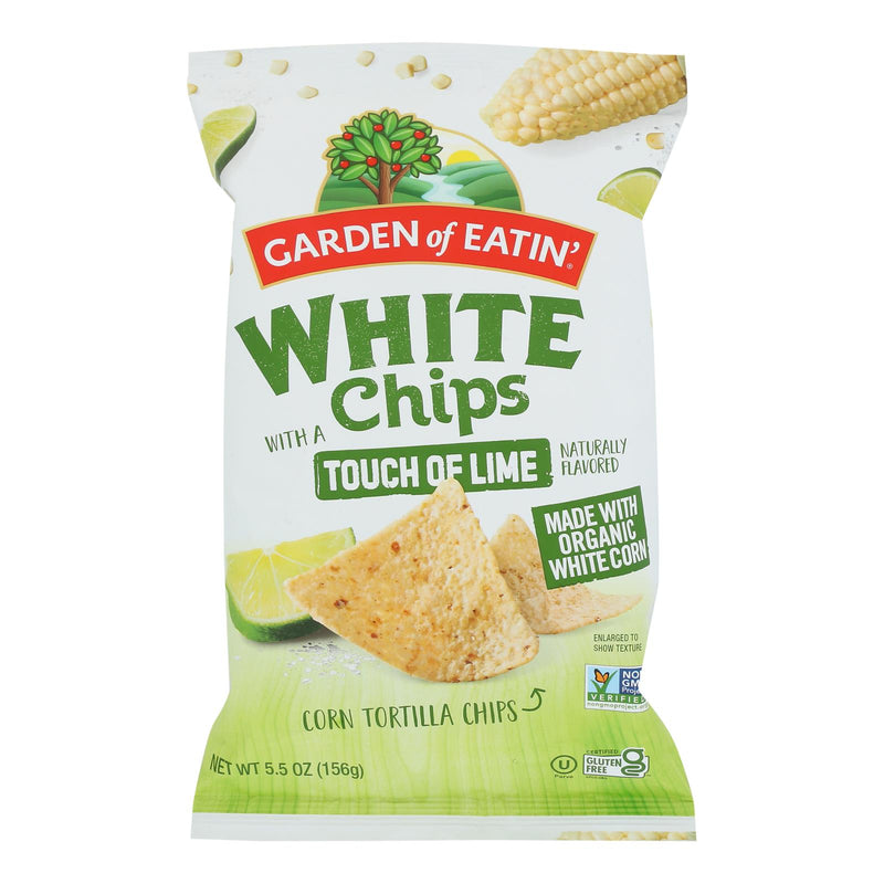Garden of Eatin' Chips, White Corn Lime - 5.5 Oz (Case of 12) - Cozy Farm 