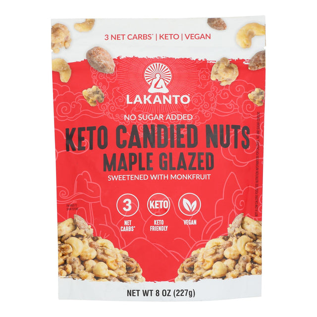 Lakanto Maple Glazed Keto Nuts | 12 x 8 Oz - Cozy Farm 