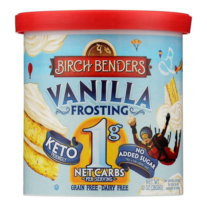 Birch Benders Keto Vanilla Frosting - 10 Oz (6-Pack) - Cozy Farm 