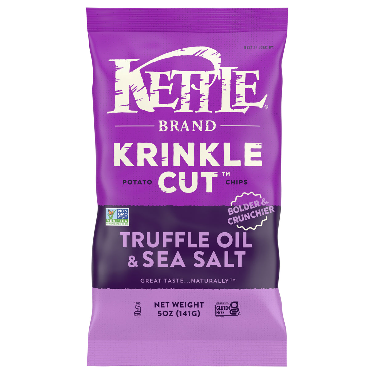 Kettle Brand Krinkle Truff Sea Salt Chips - 5 Oz - Cozy Farm 