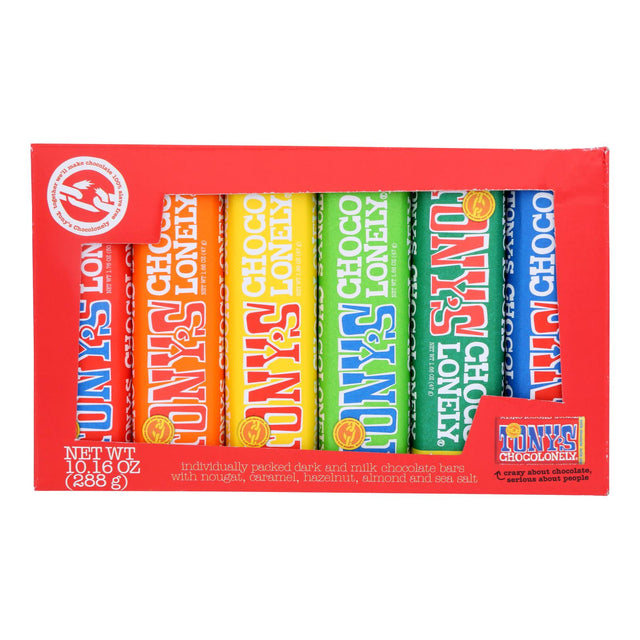 Tony's Chocolonely - Bar Choc.mixed Rainbow - Case Of 8-6 Ct - Cozy Farm 