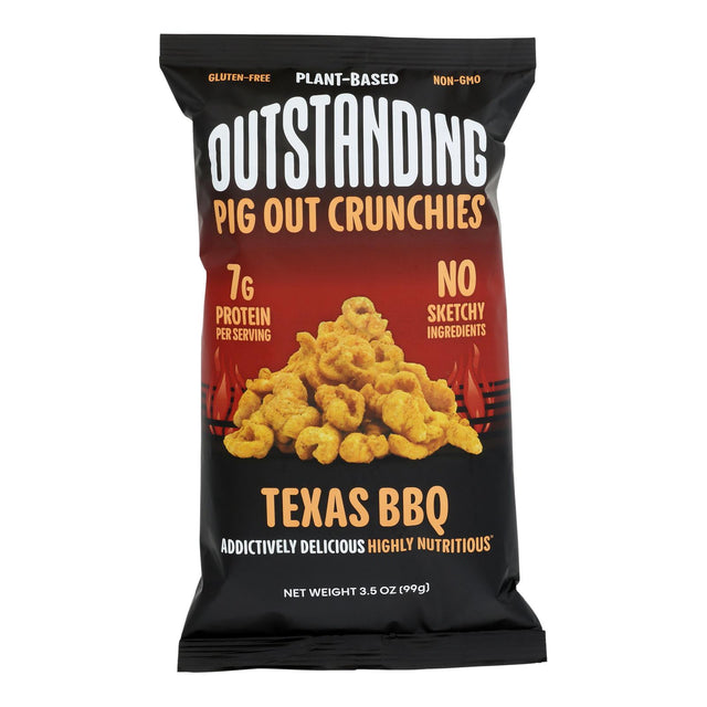 Outstanding Foods Crunchies Texas BBQ Case - 12 x 3.5 oz - Cozy Farm 