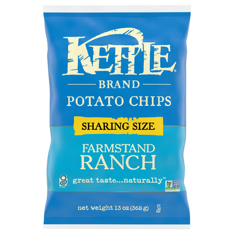 Kettle Brand Ranch Flavored Potato Chips, 13 Oz - Cozy Farm 