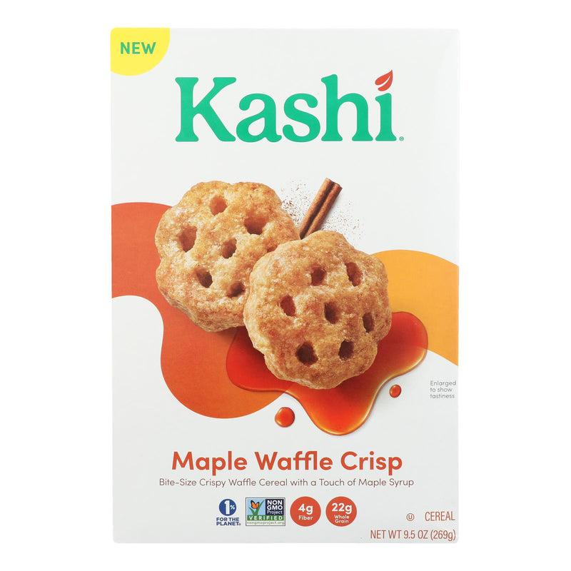 Kashi Cereal Maple Waffle Crisp - Case of 8 - 9.5 oz - Cozy Farm 