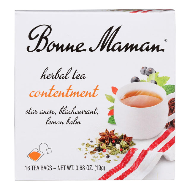 Bonne Maman - Tea Hrbl Contentment - Case Of 8-16 Bag - Cozy Farm 