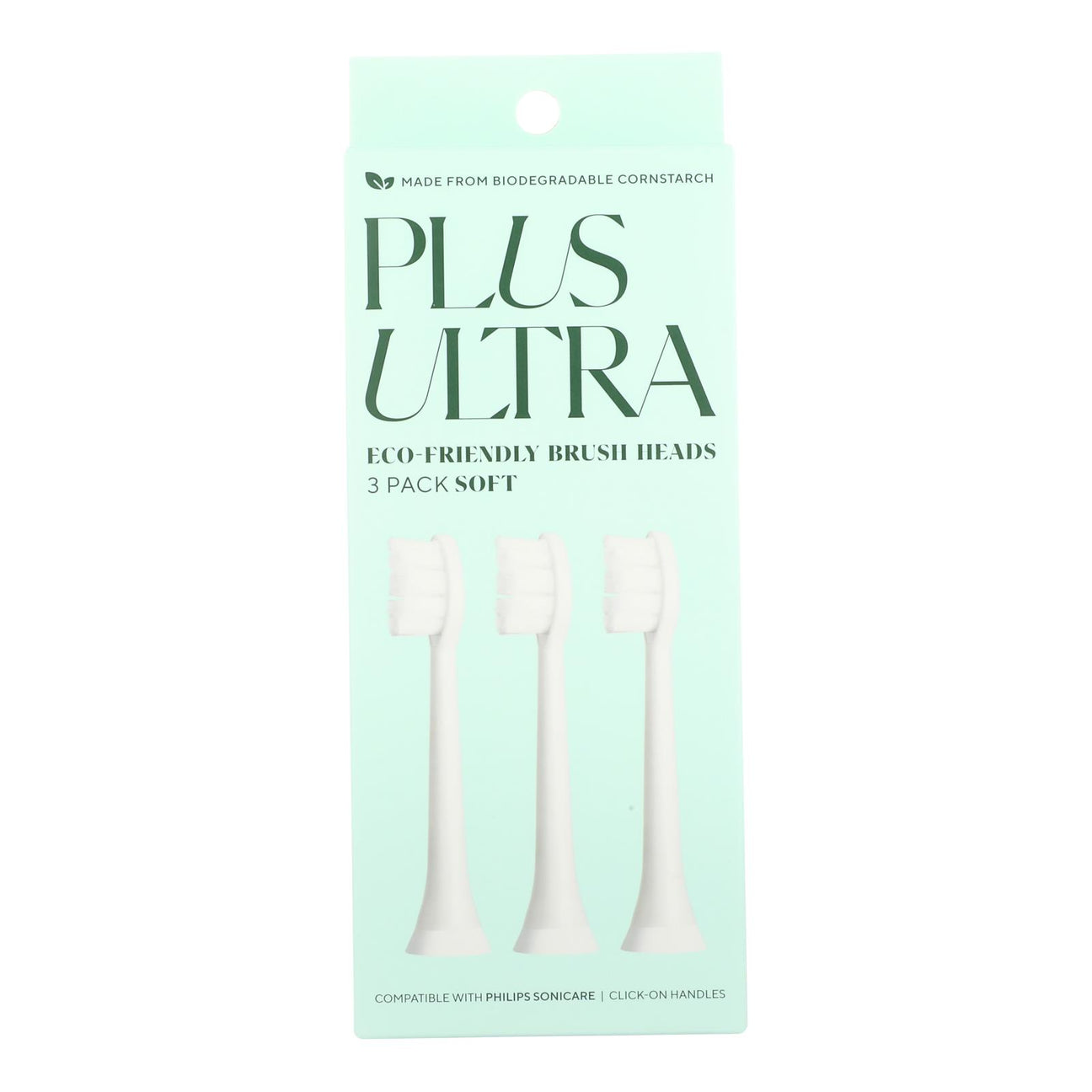 Plus Ultra Tbrush Heads Echo 3pk - Case of 4 - 3 Ct - Cozy Farm 