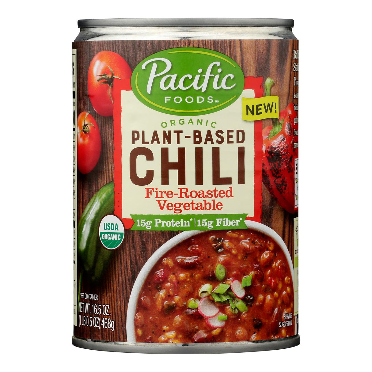 Pacific Foods Chili with Fire Roasted Veggies Case of 12 - 16.5 Oz - Cozy Farm 