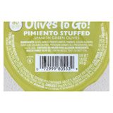 Pearls Olives To Go Pimiento Stuffed - 12x 1.6oz Packs - Cozy Farm 