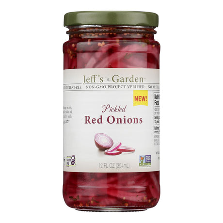 Jeff's Garden Pickled Red Onions - 6 to 12 FZ - Case of 6 - Cozy Farm 
