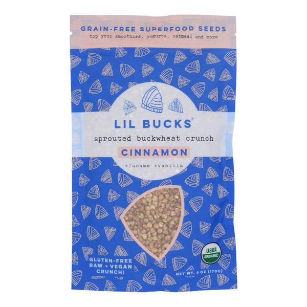 Lil Bucks Buckwheat Sprtd Cinnamon - 6 Oz, Case of 6 - Cozy Farm 