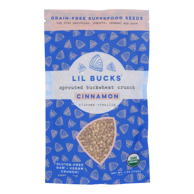 Lil Bucks Buckwheat Sprtd Cinnamon - 6 Oz, Case of 6 - Cozy Farm 
