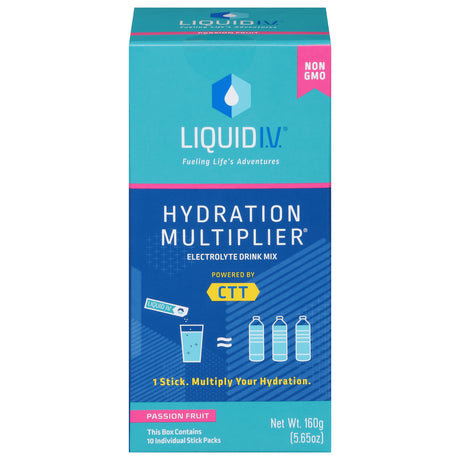 Liquid I.V. - Hydrating Drink Mix - Passionfruit - 10-Count - 5.65 oz Sticks - Cozy Farm 