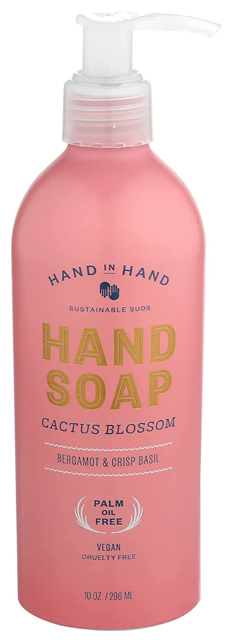 Hand In Hand Liquid Hand Soap, Cactus Blossom Scent (3-Pack, 10 fl oz Bottles) - Cozy Farm 