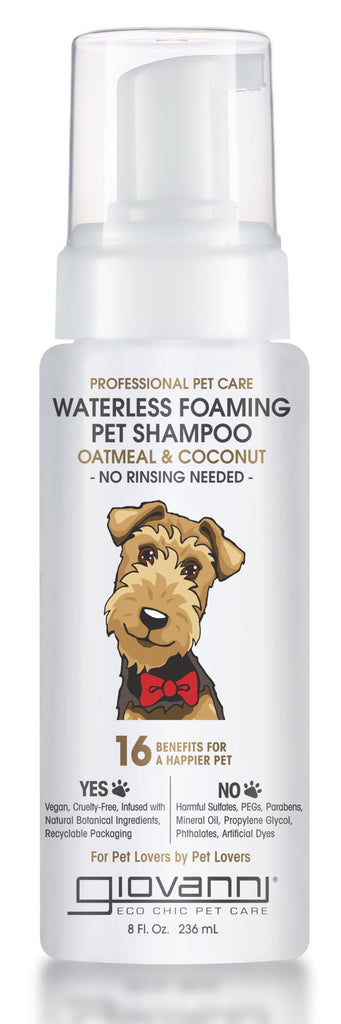 Giovanni Hair Care Products (Pack of 8) Pet Shampoo Foam Oatmeal & Coconut - 8 Fl Oz - Cozy Farm 