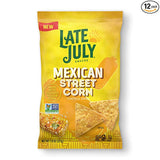 Late July Snacks Mexican Corn Tortilla Chips (12 Pack x 7.8 Oz Bags) - Cozy Farm 