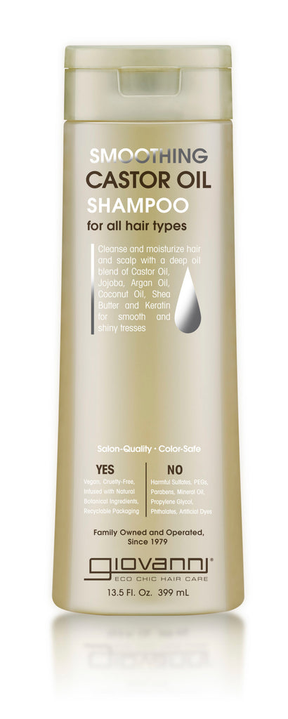 Giovanni Hair Care Products -  Shampoo Castor Oil Smooth - 13.5 Fl Oz - Cozy Farm 