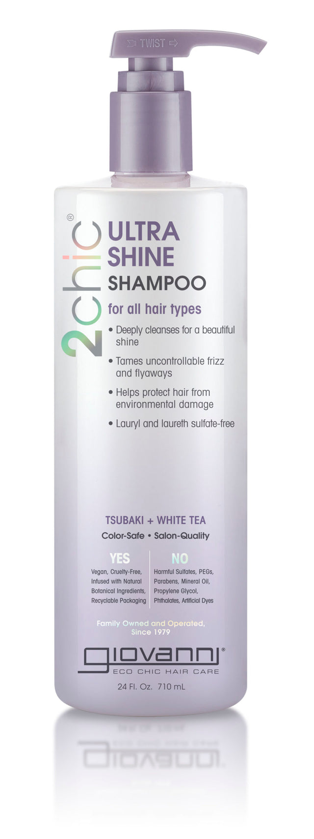 Giovanni 2chic Tsubaki & White Camellia Shampoo, 24 fl oz - Cozy Farm 