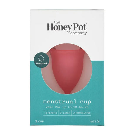The Honey Pot Reusable Silicone Menstrual Cup, Size 2 - Cozy Farm 
