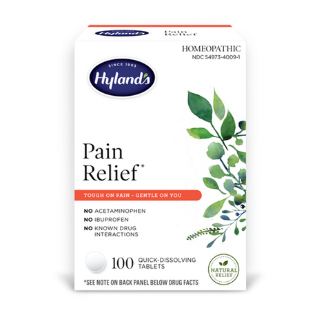 Hyland's Homeopathic Pain Relief Tablets (100 Count) - Cozy Farm 
