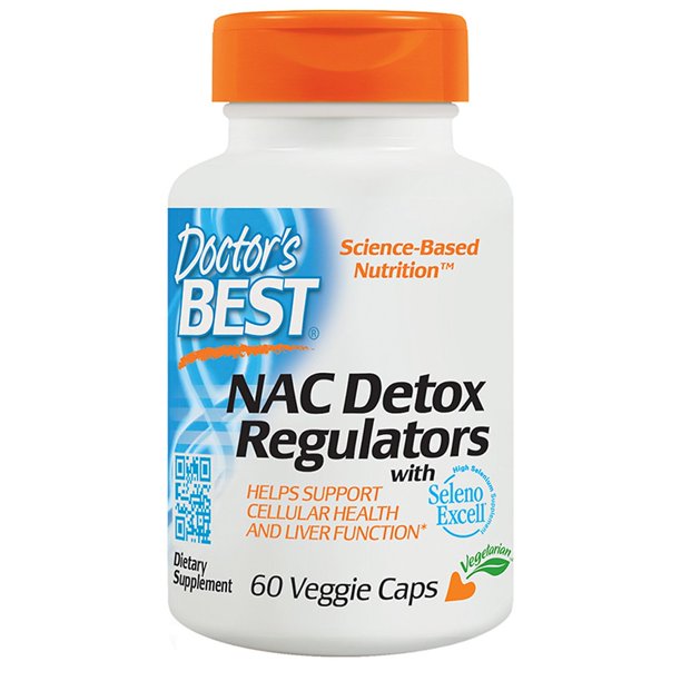 Doctor's Best NAC Detox Regulators (Pack of 60 Vcaps) - Cozy Farm 