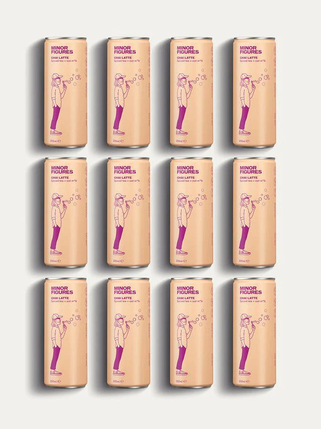 Minor Figures Oat Milk Chai Latte Case of 12 (8.45 fl. oz.) - Cozy Farm 
