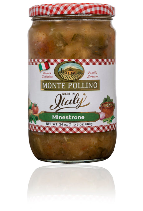 Monte Pollino Authentic Italian Minestrone Soup, 24 Oz (Case of 6) - Cozy Farm 
