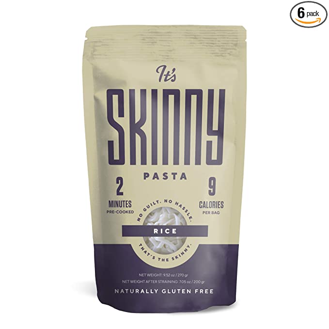 It's Skinny Pasta - Konjac Pasta Rice Shape (Pack of 6) 9.52 Oz - Cozy Farm 