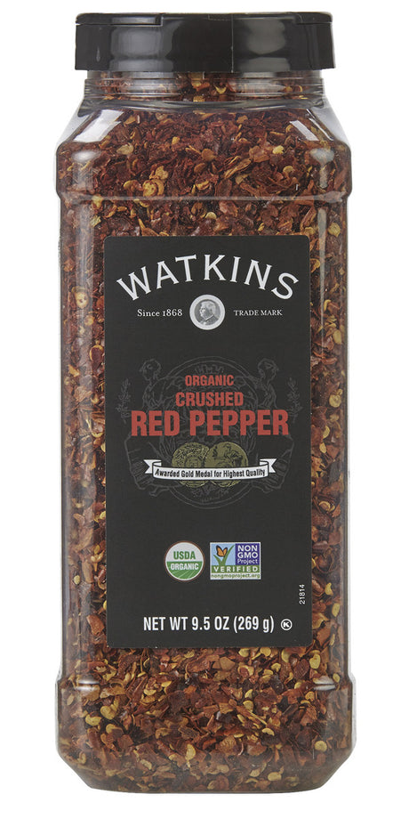 Watkins Crushed Red Pepper, Adds a Fiery Kick to Dishes (Pack of 6 - 9.5 Oz) - Cozy Farm 