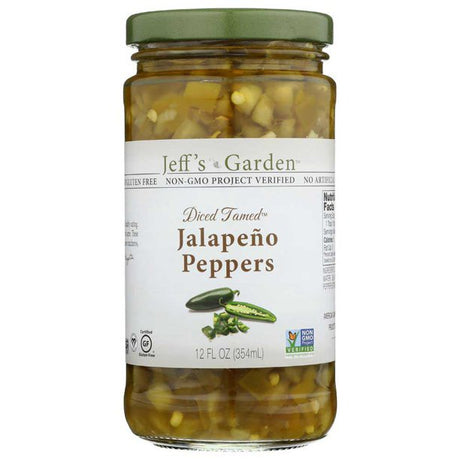 Jeff's Garden Hot Sliced Jalapeno Peppers (Pack of 6-12oz) - Cozy Farm 