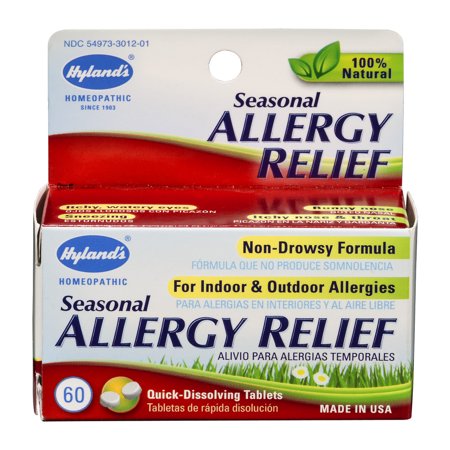 Hyland's Seasonal Allergy Relief: 60 Tablets for Allergy Symptom Control - Cozy Farm 