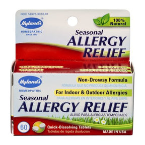 Hyland's Seasonal Allergy Relief: 60 Tablets for Allergy Symptom Control - Cozy Farm 