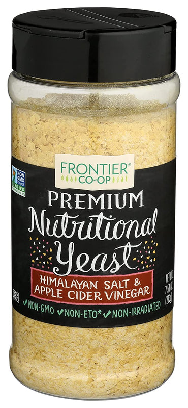 Frontier Natural Products Coop - Yst Premium Nutritional Salt & Vinegar  - 7.51 Oz - Cozy Farm 