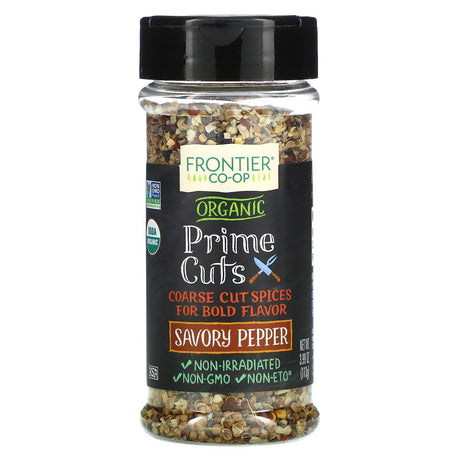 Frontier Natural Products Coop - Prime Cut Savory Pepper - 3.99 Oz - Cozy Farm 