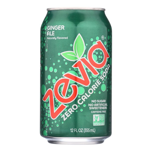 Zevia - Soda Ginger Ale (Pack of 12-12 Fl oz) - Cozy Farm 