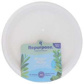 Repurpose (Pack of 6-44) 10in Plate Bagasse Compst - Cozy Farm 