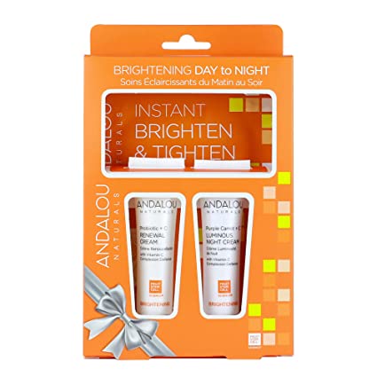 Andalou Naturals Brightening Day & Night Set - Cozy Farm 