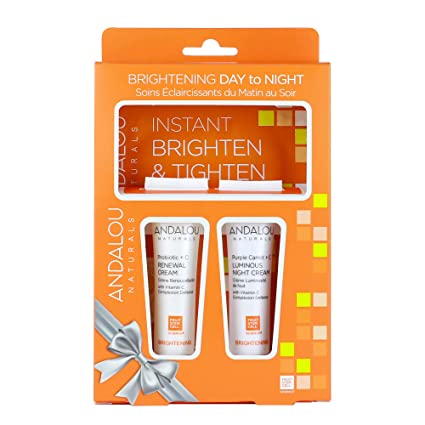 Andalou Naturals - Brightening Day Night Gift Kit - Cozy Farm 
