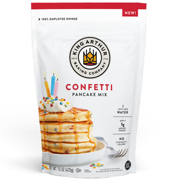 King Arthur Baking Company Pancake Confetti Mix (Pack of 6 - 15 oz) - Cozy Farm 