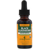 Herb Pharm Black Elderberry Glycerite - Immune Support, 1 Ounce - Cozy Farm 