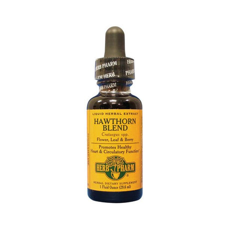 Herb Pharm Hawthorn Blend - Liquid Herbal Extract - Supports a Healthy Heart and Cardiovascular System - 1 Fl Oz - Cozy Farm 