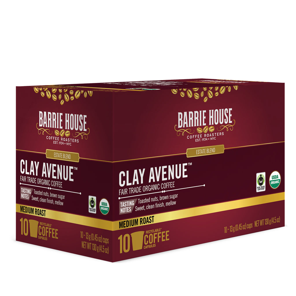 Barrie House - Coffee Clay/ave Ssrv (Pack of 6-10/4.5oz) - Cozy Farm 