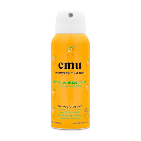 Emu Hand Sanitizer Orange Blossom Mist (Pack of 6) 2.2oz - Cozy Farm 