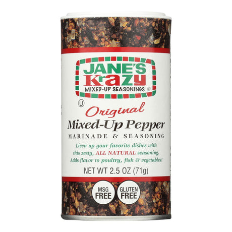 Jane's Krazy Mixed-Up Pepper, Mild Heat (Pack of 12 - 2.5 Oz.) - Cozy Farm 