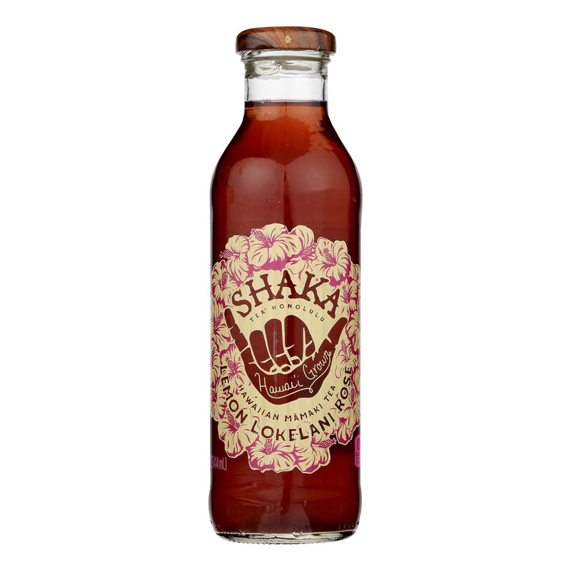 Shaka Tea Lemon Lokelani Rose - Pack of 12, 14 Fz - Cozy Farm 