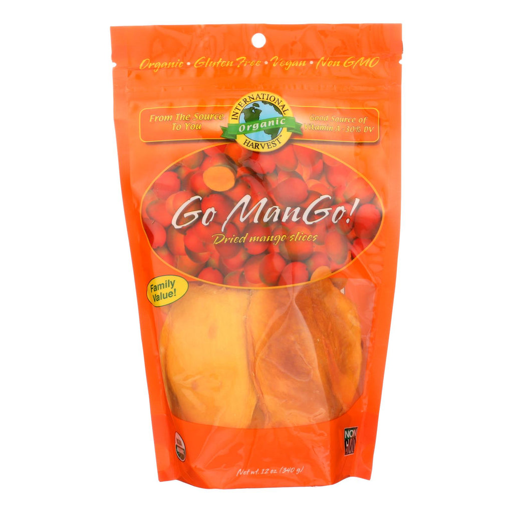 International Harvest Go Mango! Dried Mango Slices (Pack of 6 - 12 Oz.) - Cozy Farm 
