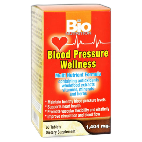 Bio Nutrition Blood Pressure Wellness Tablets (60 ct) - Cozy Farm 