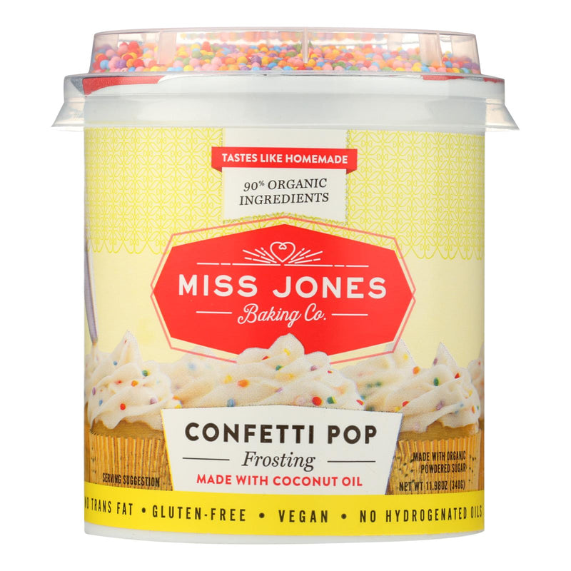 Miss Jones Baking Co. Confetti Pop Frosting - 6-Pack, 11.98 Oz. - Cozy Farm 
